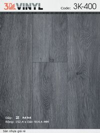 Sàn nhựa 3K Vinyl 3K400 dày 2mm