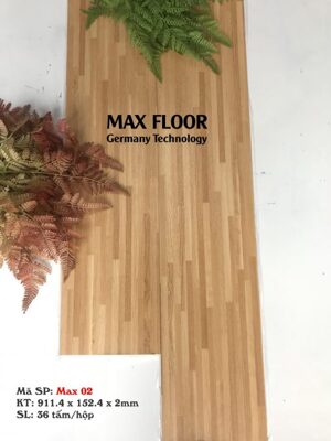 Sàn nhựa bóc dán giả gỗ Max02