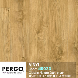 Sàn nhựa hèm khoá Pergo 40023 4.5mm