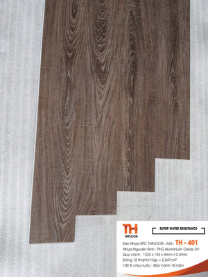 Sàn nhựa hèm khóa THFloor TH401