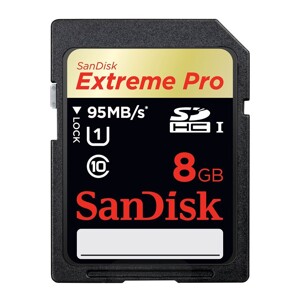 Thẻ nhớ SanDisk Extreme SDHC UHS-I - 8GB