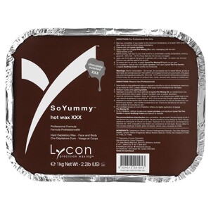 Sáp cứng tẩy lông hương Chocolate Lycon Soyummy Hot Wax 1kg