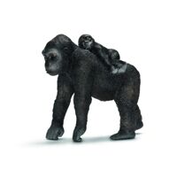 Mô hình 2 mẹ con khỉ đột Schleich 14662