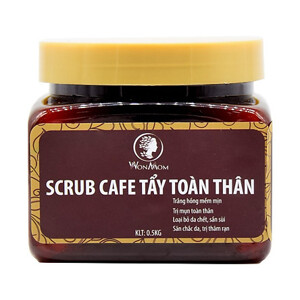 Scrub cà phê tẩy toàn thân cho mẹ Wonmom 500g