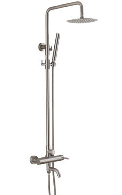 Sen cây tắm inox 304 SafeVN tròn