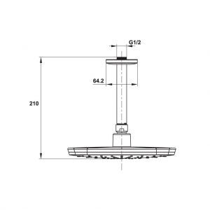 Sen đầu gắn trần Airsense 219S 485.60.701