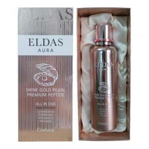 Serum Tế Bào Gốc Eldas Aura Shine Gold Pearl Premium Peptide All in One 100ml