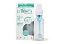 Set 2 bình sữa Dr Browns thủy tinh 240ml (xt)