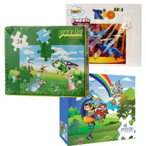 Set 3 Món Đồ Chơi Xếp Hình Puzzle Woody W04