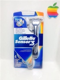 Set 4 dao cạo râu Gillette Sensor 3