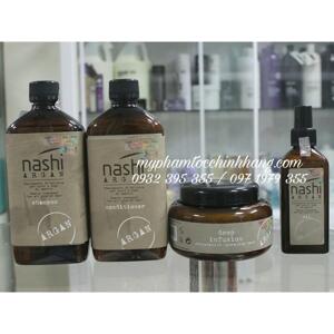 Set gội xả nhỏ Nashi Argan Gift (Gội argan 30ml+xả argan 30ml+ oil 5ml)