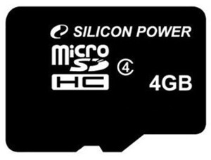 Thẻ nhớ Silicon Power MicroSDHC Class 4 - 4GB