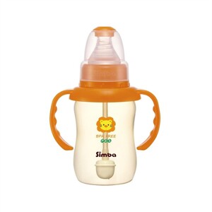 Bình sữa hồ lô tay cầm nhựa PES Simba S6825 - 150ml