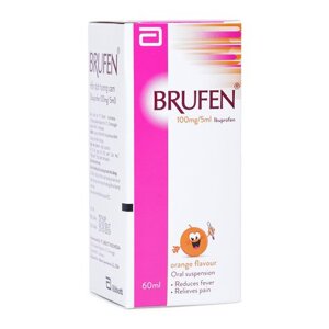 Siro Brufen giúp hạ sốt cho trẻ em hương cam ( 60ml)