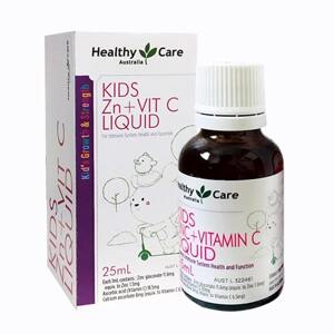 Siro Healthy Care Kids Zinc + vitamin C Liquid 25ml cho bé