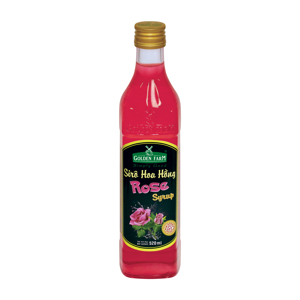 Siro hoa hồng Golden Farm - 520ml