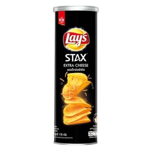 Snack khoai tây vị phô mai Lay’s Stax lon 110g