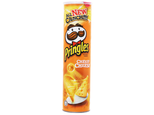 Snack khoai tây vị phô mai Pringles lon 147g