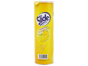 Snack khoai tây vị phô mai Slide lon 160g