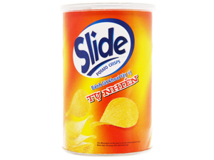 Snack khoai tây vị tự nhiên Slide lon 75g