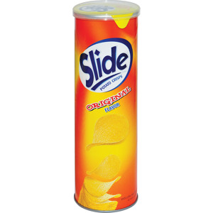 Snack khoai tây vị tự nhiên Slide lon 100g