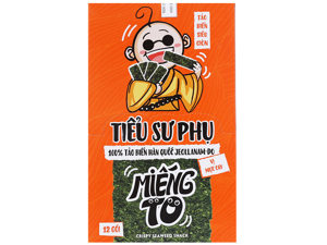 Snack tảo biển Tiểu Sư Phụ - hộp 48g (12 gói)