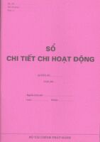 Sổ Chi Tiết Chi Hoạt Động