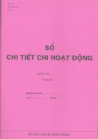 Sổ Chi Tiết Chi Hoạt Động