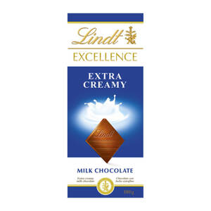 Sô cô la Lindt Excellence đậm sữa (Extra Creamy ) 100g