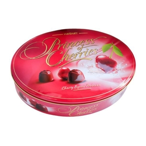 Sô cô la Purple Princess Cherries hộp thiêc 260g