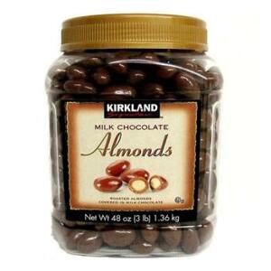 Chocolate sữa bọc hạnh nhân Kirkland Signature Milk Chocolate Almonds 1.36 Kg