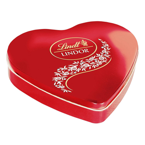 Socola Lindt Lindor Milk Crystal Heart 96g