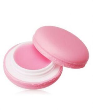 Son dưỡng môi hương dâu It's skin Macaron Lip Balm 01 Strawberry 9g