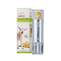 Son dưỡng nhau thai cừu Rebirth Vanilla Lip Balm With Cocoa Butter & Vitamin E