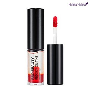 Son lòng môi dạng nước Holika Pro:Beauty Bloody Oil Tint #OR201 Bloody Orange 4ml