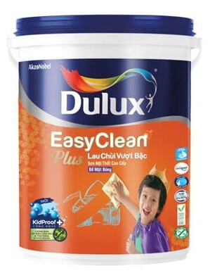 Sơn nội thất Dulux Easyclean lau chùi vượt bậc mặt bóng 74AB - 5 lít