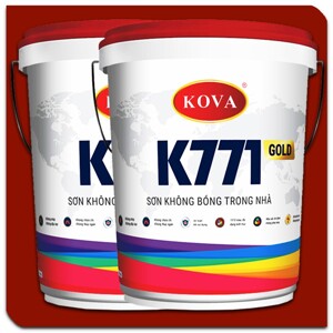 Sơn nội thất Kova K771 Gold - Sơn không bóng, 4Kg