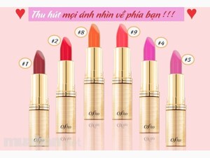 Son Osho Brilliance Lipstick - màu hồng/đỏ/cam