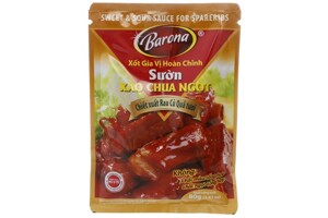 Sốt gia vị sườn xào chua ngọt Barona gói 80g