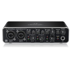 Sound card thu âm Behringer U-PHORIA UMC204HD