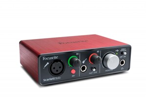 Sound card thu âm Focusrite Scarlett Solo