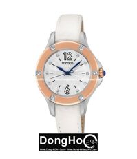 Đồng hồ nữ dây da Seiko Quartz SRZ422P2