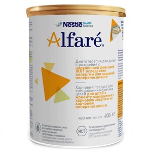 Sữa Alfare cho bé dị ứng protein sữa bò 400g