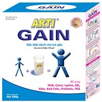 sữa Arti Gain hộp giấy cho trẻ từ 4 đến 10 tuổi 400g