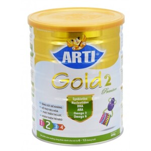 Sữa bột Arti Gain Gold số 2 - 900g (dành cho trẻ từ 6 - 12 tháng tuổi)