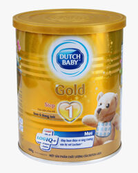 Sữa bột Dutch Lady Cô gái Hà Lan Gold Step 1 - hộp 900g (dành cho trẻ từ 0 - 6 tháng tuổi)