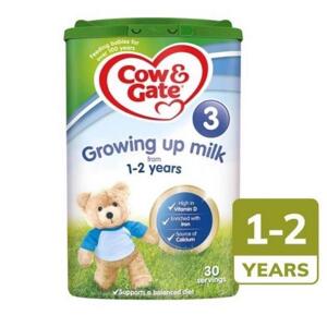 Sữa bột Cow & Gate số 3 dành cho bé từ 1-2 tuổi 800g