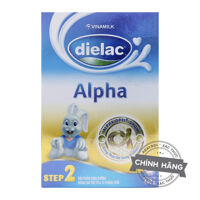 Sữa bột Dielac Alpha Step 2 - hộp 400g (hộp giấy dành cho trẻ từ 6 - 12 tháng)