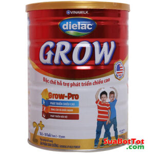 Sữa bột Dielac Grow 2+ 900g (2 - 10 tuổi)