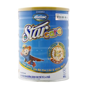 Sữa bột Dielac Star Care - hộp thiếc 900g (dành cho trẻ từ 2-6 tuổi)